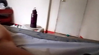 Flood of sperm in her ass