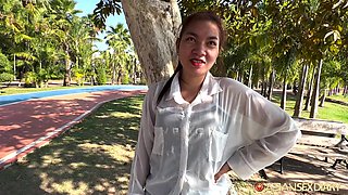 Small Tits Chubby Thai Village Girl Fucked By Asian Sex Diary