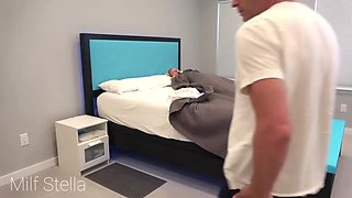 StepDad Fucks Petite StepDaughter in Hotel Bed