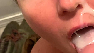 Eager Piss & cum swallowing submissive gilf