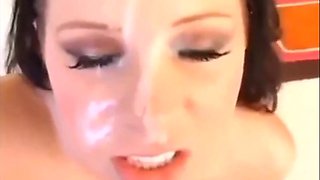 Spicy baes huge facials soul-stirring sex clip