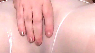 Pantyhose Salesman Footjob