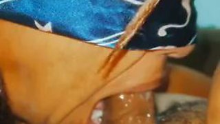 The sperm was squirted into the wifes deep throat