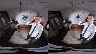 Dolly Diore VR Porn: Who Is The Boss Here? - DarkRoomVR