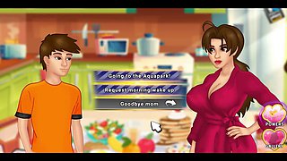 Out of this world summertime saga featuring sexy Misskitty2k in a wild anime adventure