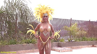 busty carnival samba dancer needs anal