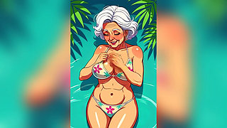 Old Granny Teasing Animation