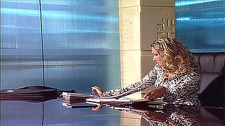 The Jealous Boss Catches His Secretary in a Deep Anal Affair