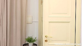 Her step-dad catches milka hardcore herself and gets a jiggly reward - teenmegaworld