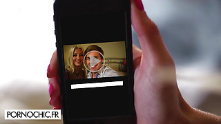 Threesome captured on camera with Tiffany Doll and Sienna Day