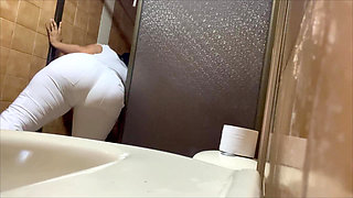 Random women's piss in public bathrooms