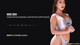 Come For The Massage, Cum For The Happy Ending With Nicole Doshi - Brazzers
