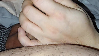 Step mom can you handjob step son 9 inch of dick