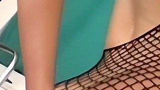 Horny Nurse Gets Anal Fucked Hard by New Patient.