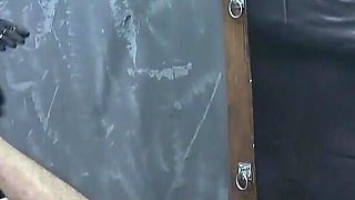 Wild MILF Lady Amy Dominating Her Masked Slave in Her Dungeon