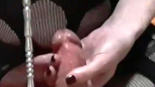 Urethral Sound First Fucks Me Then Breaks My Dick with a Big Probe