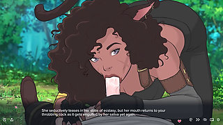 Neko Slut Gives You a Blowjob - Quickie Fantasy Adventure Gameplay
