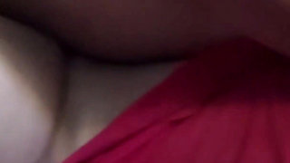 Fucking Wife's Wet Pussy, Horny, Big Natural Breasts