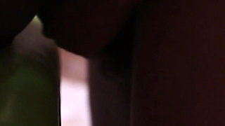 Little Lovet batthroom fucks her boss with panties on.mp4