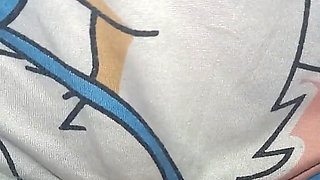 Flashing Rubbing My Tight Hairy Pussy Closeup