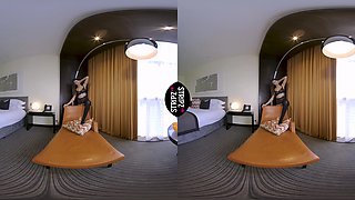 Bunny Fucker - Hot Brunette Babe Striptease - Sexlikereal