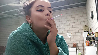 I Smoke in a Plush Hoodie