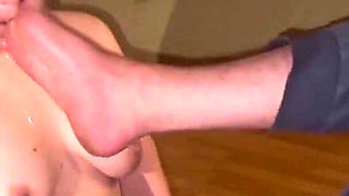 Spitting and deepthroat, cum on face, piss shower
