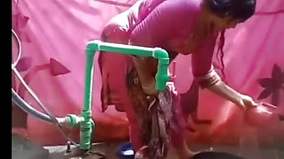 Desi Bhabhi take bathing time