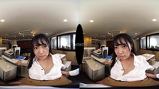 The Part-Time Employee Schoolgirl Seduces You at Work! - V1VR