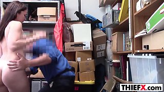 Unpacking Her Cunt To Leave The Shop Free