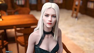 Hot animated GILF in erotic cartoon adventures