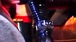 The Latex Maid Teaches Manners with Whips Restraints Peeing Anal Dildo