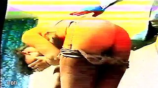 Perv dude spanking and punish two sluts