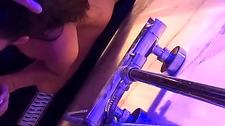Guy Fucks a Petite Brunette in the Shower and Cums on Her Face and in Her Mouth