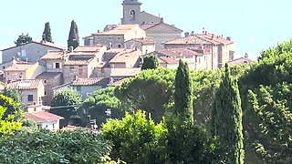 Today I want to take you to a very special place I found for my morning meditation/masturbation session! I still can't get over how beautiful the little town is!