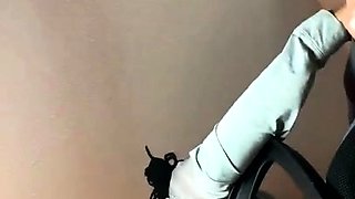 Amateur Foot Fetish Girlfriend Sucks and gives a Footjob