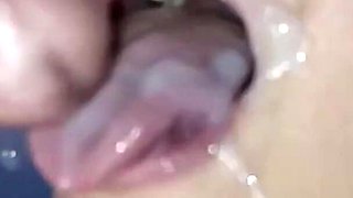 Amazing Cum Slut Housewife Addicted to Sperm