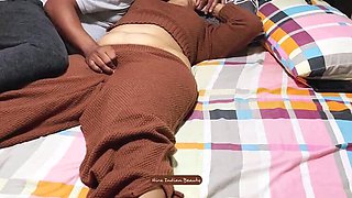 Desi Aunty Cheats on Husband with Ex - Tight Pussy Fingering & Big Boobs Pressing