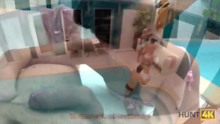 Hunt4k. sexabenteuer im privaten swimmingpool