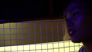 Tiny Filipina blonde MILF amateur picked up for sex on video