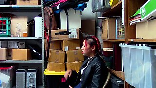 ShopLyfter - Hot Mom and Daughter Share Security Cock