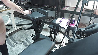 Bonnie in a Gyno Chair Playing with Her Perfect Pink Pussy & Huge Clit Till' She Erupts. 9 POV's H.d