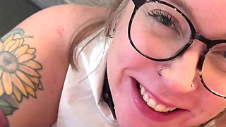 Innocent College Girl Gets Throat Demolished by Daddy. She Knows Now That I'm Her Daddy. She Thanks Me for Destroying Her!