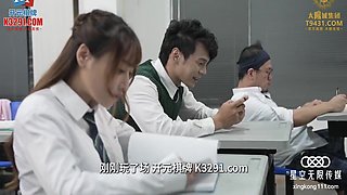 Fuck A Horny Chinese School Girl Wearing A Uniform After Class And Cum On Her Mouth
