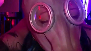 Gas Mask Breath Control - Fuck Machine Orgasm