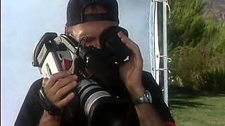 Alexa amazing blonde girl fingering pussy outdoor