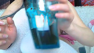 Perfect Asian Making a big show Masturbating