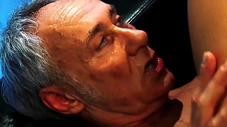 Slutty Hannah Shaw Gets Her Tight Pussy Pounded by Older Guy Ben Dover and Swallows His Load