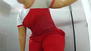 Beautiful Ass Caught in Bathroom