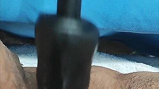 BBW Sexy Wet Hairy Pussy Gets Fucked by Sex Machine and Sucks Clit. Super Wet Orgasm!